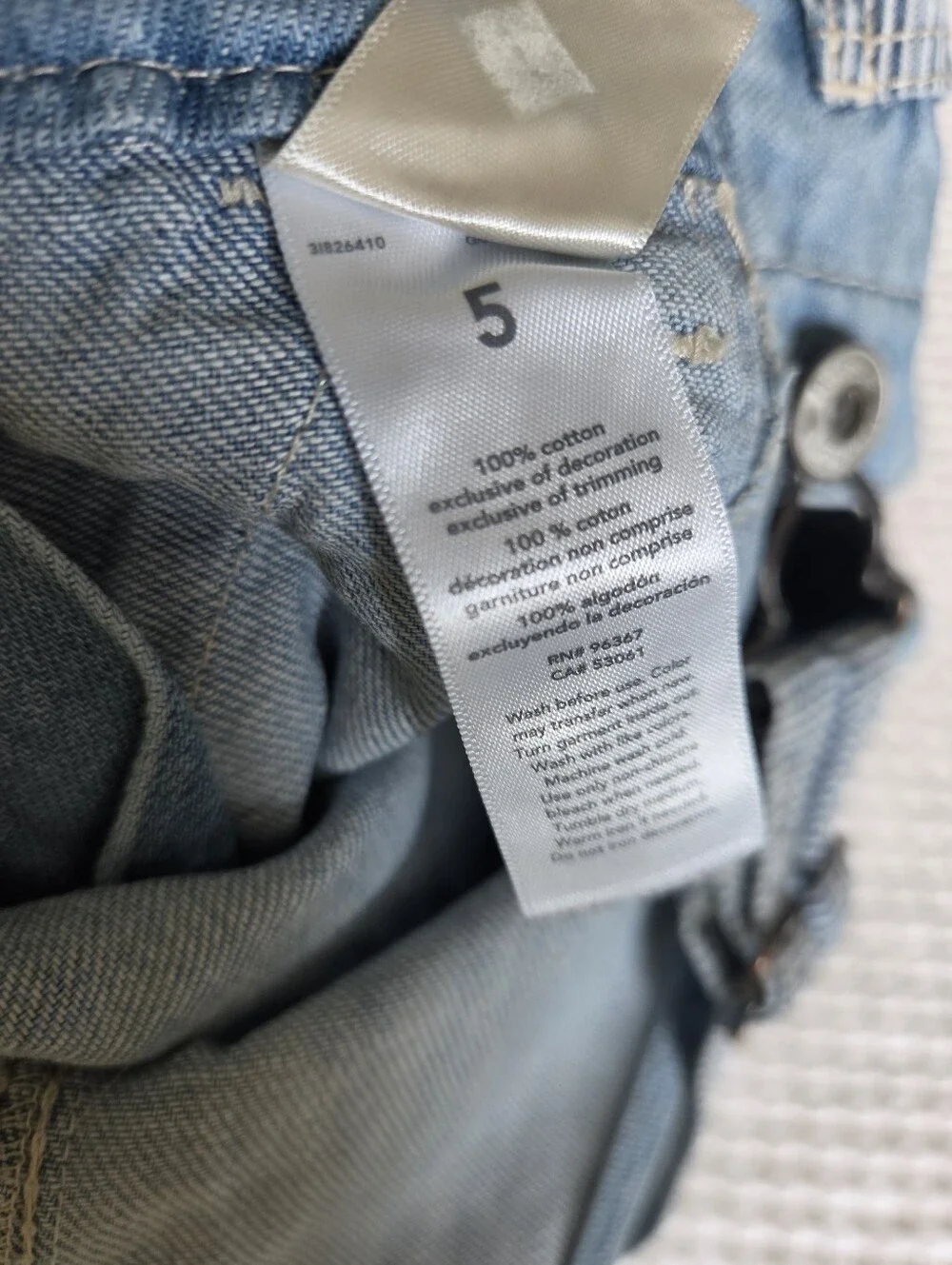 Oshkosh Short Overalls With Hickory Stripe Scents